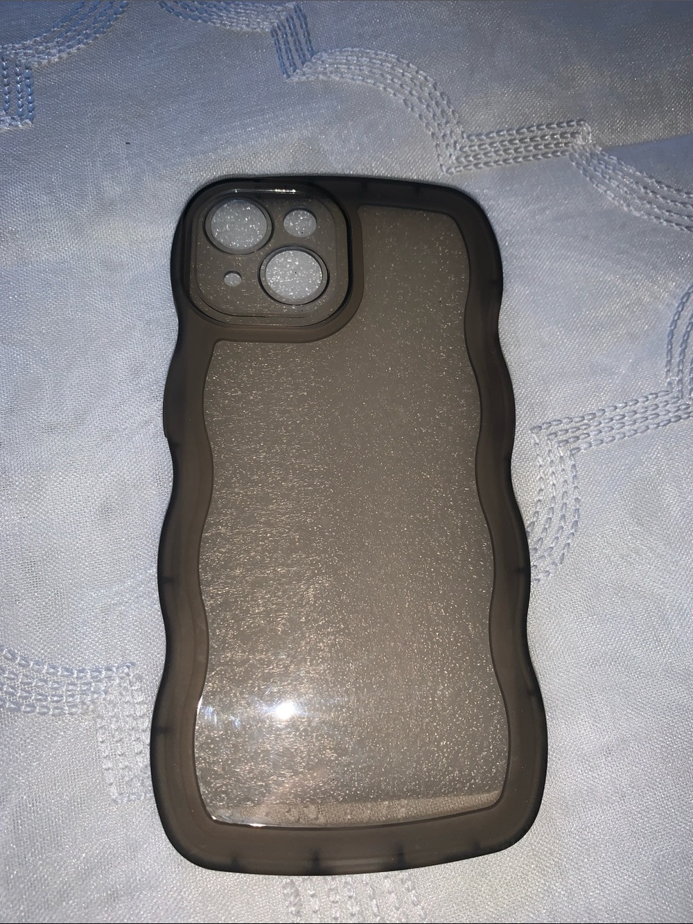 Transparent Black Protective Phone Case - iPhone 14/13